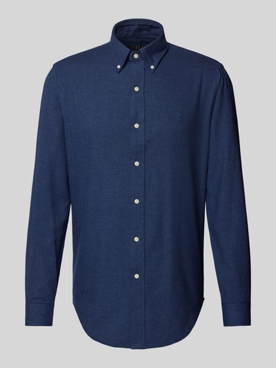 Polo Ralph Lauren Custom Fit Freizeithemd mit Button-Down-Kragen Marine 2