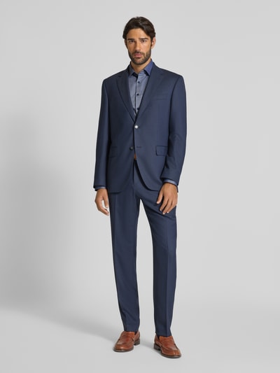 OLYMP No. Six Super slim fit zakelijk overhemd met kentkraag Marineblauw - 1