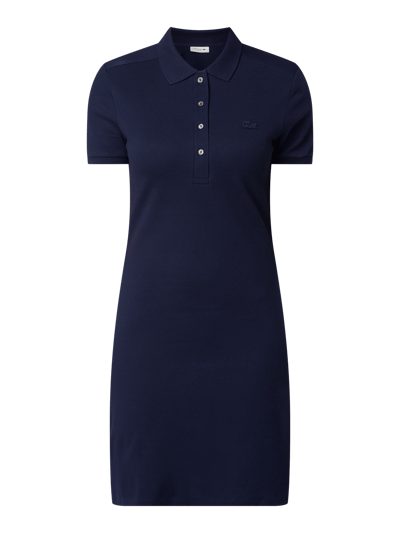 Lacoste Slim Fit Polokleid mit Stretch-Anteil Dunkelblau 2