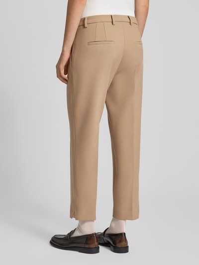 Cambio Spodnie materiałowe w kant model ‘KRYSTAL’ Camel 5