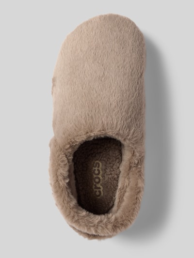 Crocs Instappers met imitatiebont Camel - 3