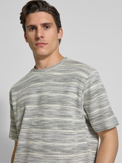MCNEAL T-shirt met structuurmotief Ecru - 3