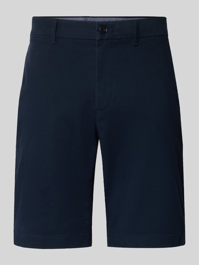 Tommy Hilfiger Bermudy o kroju regular fit z mieszanki bawełny Granatowy 2