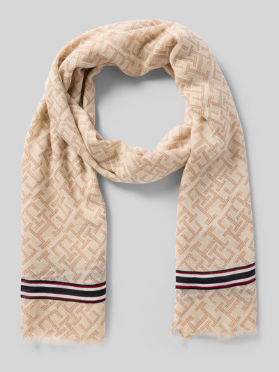 Tommy Hilfiger Tuch aus Baumwoll-Modal-Mix Beige 1