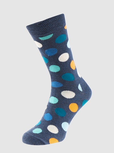 Happy Socks Socken mit Punktemuster Blau 1