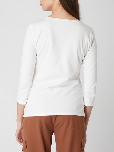 Weekend Max Mara Shirt met driekwartmouwen, model 'Multia' Wit - 5