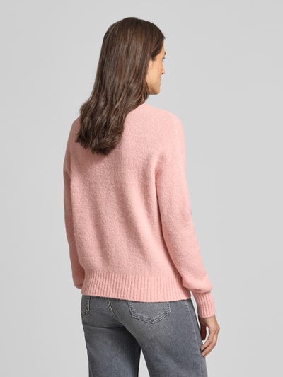 Weekend Max Mara Comfort Fit Strickpullover aus Woll-Mix Modell 'VISITA' Hellrosa 5