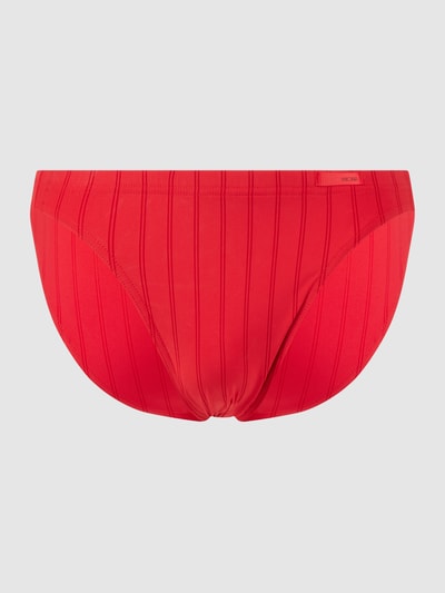 HOM Slip mit Allover-Muster Modell 'Chic' Rot 1