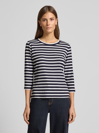 comma Longsleeve mit 3/4-Ärmel Rauchblau 4