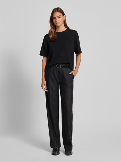 Raphaela By Brax Spodnie o kroju slim fit z elastycznym pasem model 'Pam Flared' Antracytowy 1