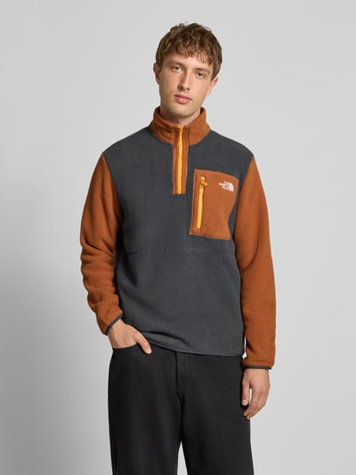 The North Face Sweatshirt met opstaande kraag Antraciet - 4