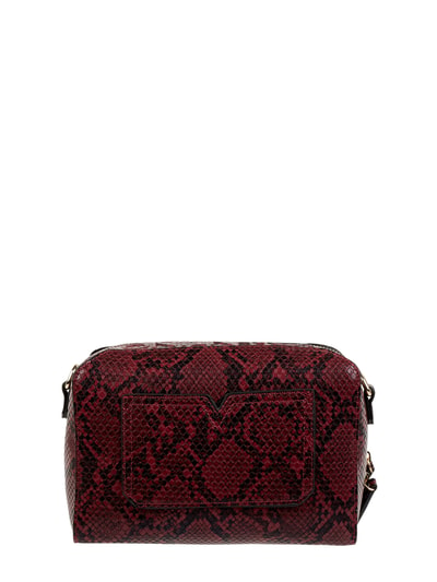 VALENTINO BAGS Crossbody Bag in Snake-Optik Modell 'Pattie'  Bordeaux 5