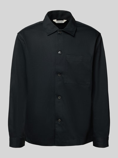 SELECTED HOMME Regular Fit Hemdjacke aus reiner Baumwolle Modell 'TATE' Black 2