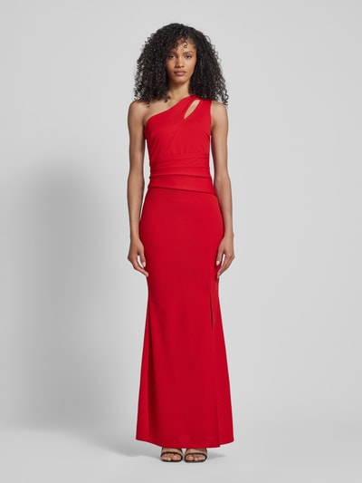 SISTAGLAM Abendkleid mit One-Shoulder-Träger Rot 4