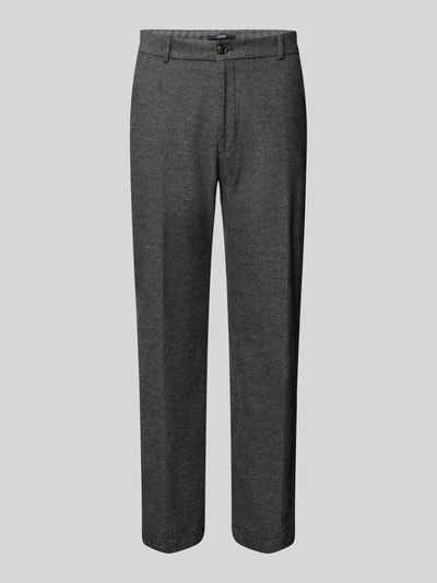 JOOP! Collection Slim fit broek met riem, model 'Hank' Antraciet - 2