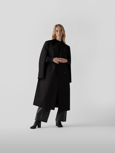 Maison Margiela Mantel mit Reverskragen  Schwarz 1