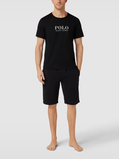 Polo Ralph Lauren Underwear Sweatshorts mit elastischem Logo-Bund Modell 'FLEECE' Black 1