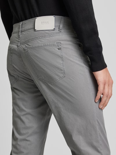 Brax Slim Fit Jeans im 5-Pocket-Design Modell 'CHUCK' Mittelgrau 3