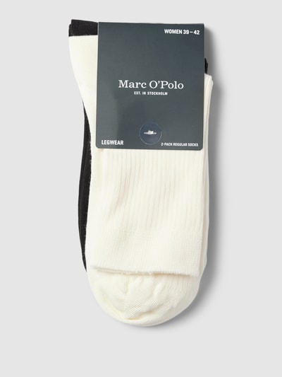 Marc O'Polo Socken mit Rippenstruktur Modell 'Greta' im 2er-Pack Black 3