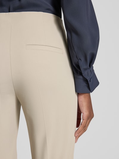 Cambio Skinny Fit Stoffhose mit fixierten Bügelfalten Modell 'ROS' Sand 3