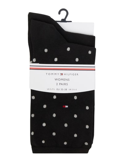 Tommy Hilfiger Socken mit Stretch-Anteil im 2er-Pack  Black 2