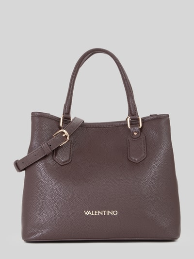 Valentino Bags Shopper mit Logo-Detail Modell 'BRIXTON' Dunkelbraun 1