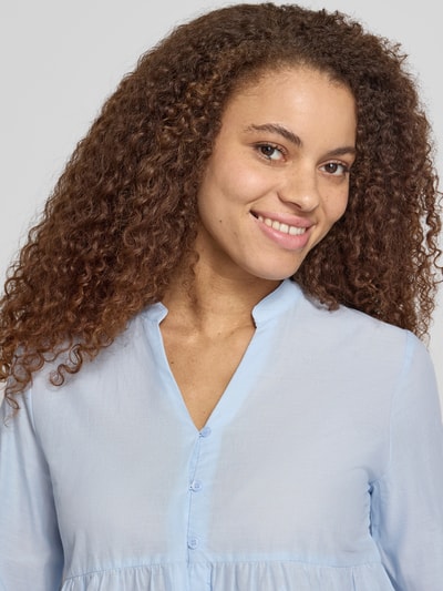 ONLY Regular Fit Bluse aus reiner Baumwolle Modell 'DEWINA' Hellblau 3