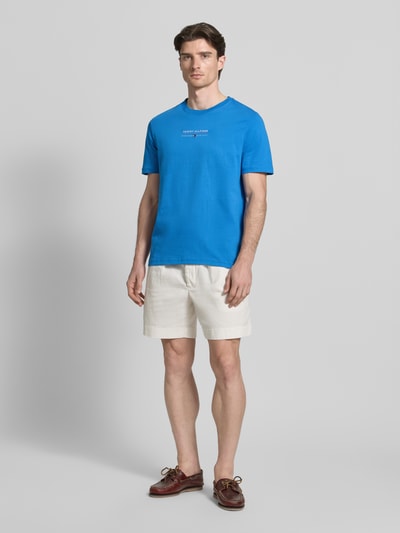 Tommy Hilfiger t-shirt o kroju regular fit z czystej bawełny Królewski niebieski 1