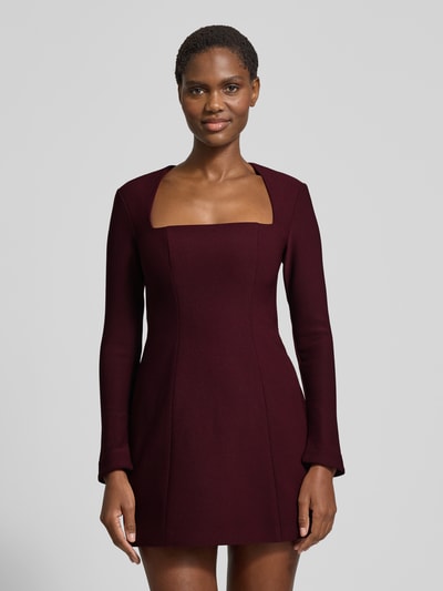 Forever New Cocktailkleid mit Square-Neck-Ausschnitt Lila Melange 4