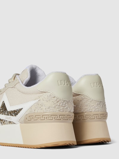 Liu Jo Sneakers met structuurmotief, model 'DREAMY' Beige - 2