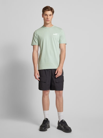 PUMA PERFORMANCE T-Shirt mit Label-Print Lind 1