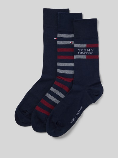 Tommy Hilfiger Socken aus Baumwoll-Mix im 3er-Pack Marine 1