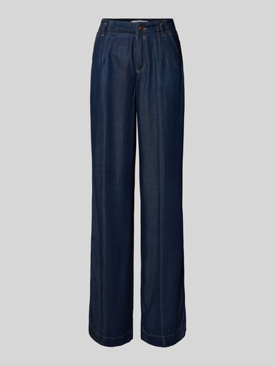 TONI Stoffhose mit Gesäßtaschen Modell 'liv' Dunkelblau 2