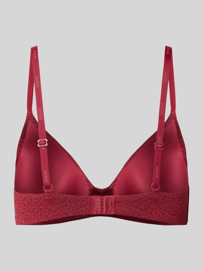 HUGO BH mit Label-Spaghettiträgern Modell 'SHADOW' Bordeaux 3
