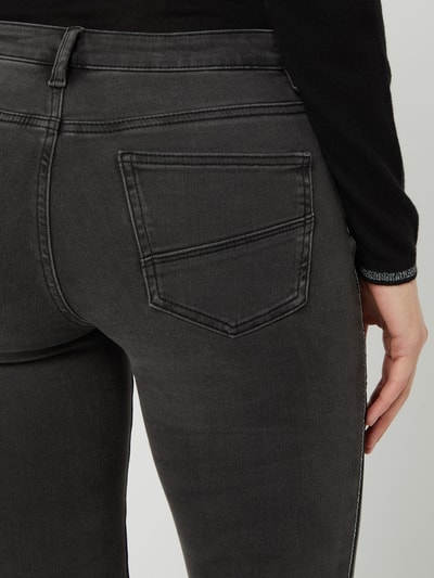 Tom Tailor Slim fit jeans met stretch, model 'Alexa' Antraciet - 3