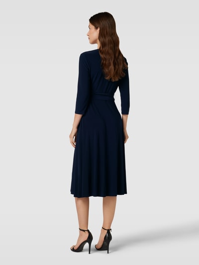 Lauren Ralph Lauren Midikleid in Wickel-Optik Modell 'CARLYNA' Marine 5