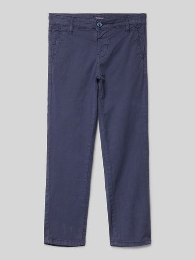 Blue Seven Regular Fit Chino mit Gürtelschlaufen Marine 1