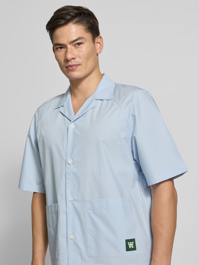 Wood Wood Regular fit vrijetijdsoverhemd met reverskraag, model 'mumphry' Lichtblauw - 3