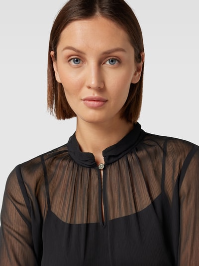 JOOP! Blouse met druppelvormige hals Zwart - 3