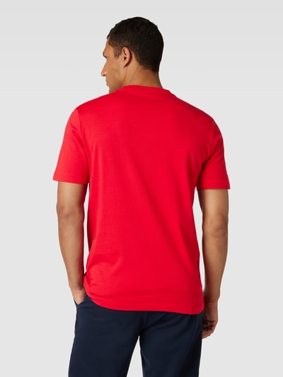 BOSS T-Shirt mit Label-Stitching-Applikation Modell 'Tiburt' Rot 5