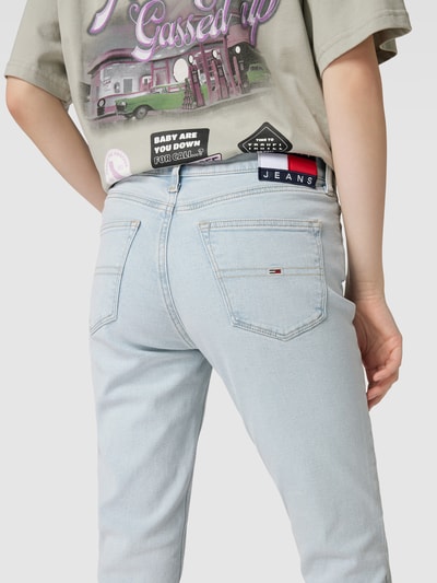 Tommy Jeans Skinny Fit Jeans mit 5-Pocket-Design Modell 'NORA' Hellblau 3