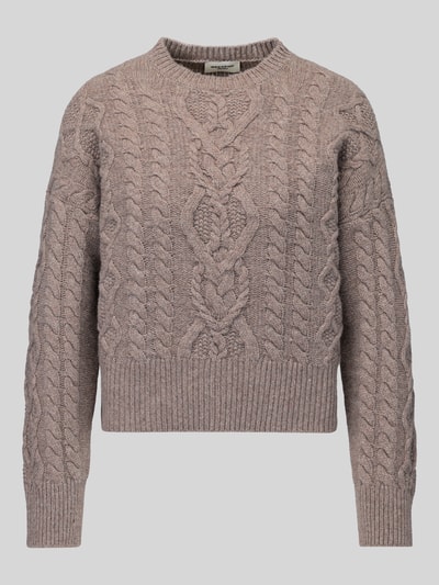 Weekend Max Mara Regular Fit Pullover aus reiner Schurwolle Modell 'ALBEN'                                                                                                                                                                                                                                                                  ' Hellbraun 2