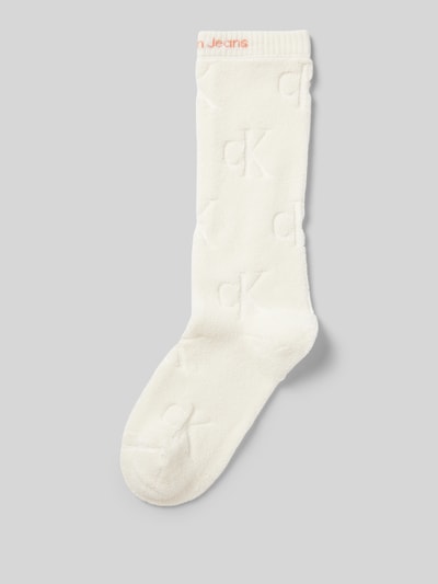 Calvin Klein Jeans Socken mit Label-Details Offwhite 1