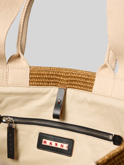 Marni Shopper mit Label-Detail Beige 5