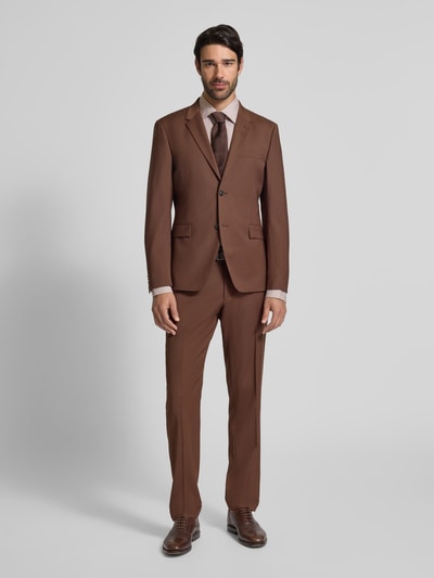 BOSS Regular Fit Businesshemd aus Baumwoll-Mix Sand 1