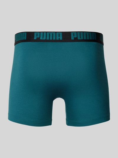 Puma Boxershort met deelnaden in een set van 2 stuks Petrol - 3