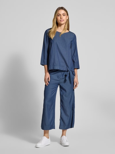 Christian Berg Woman Wide Leg Culotte in Denim-Optik Marine 1