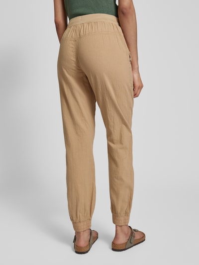 Kaffe Joggingbroek in effen design, model 'KANAYA' Beige - 5