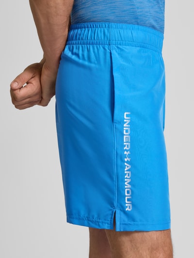 Under Armour Regular Fit Shorts mit elastischem Bund Modell 'Tech' Rauchblau 3
