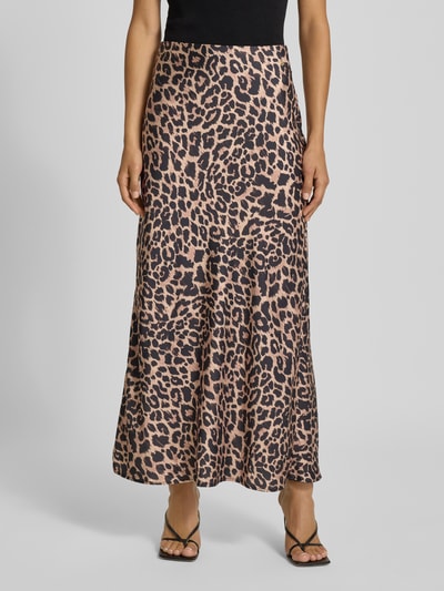 Guess Midirok met elastische band, model 'SIBILLA' Middenbruin - 4